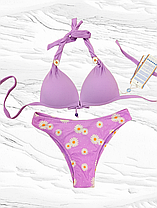 Купальник раздельный в РУБЧИК Samegame 21120 Маша сиреневый (В НАЛИЧИИ ТОЛЬКО 42 44 46 48 50 УКР р-ры), фото 3