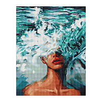 Алмазная мозаика "Океания" @Mykhailyshyna Daria GF5436 Brushme 40х50 см Adore Алмазна мозаїка "Океанія"