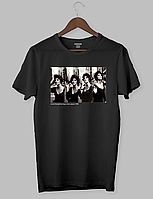 Стильна футболка з модним дизайном " Linda Evangelista, Vogue Italia, giugno 1990 " Чорний, M