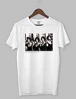 Стильна футболка з модним дизайном " Linda Evangelista, Vogue Italia, giugno 1990 " Білий, M