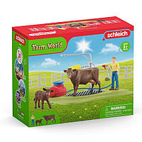 Schleich Farm World набор для мойки счастливых коров 42529 (7100244)