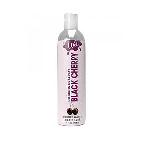 Лубрикант їстівний зі смаком черешні Wet Black Cherry, 118 мл
