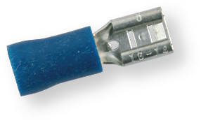 Клемма обжимная изолированная МАМА синяя 4,8х0,8 мм - фото 1 - id-p410002654