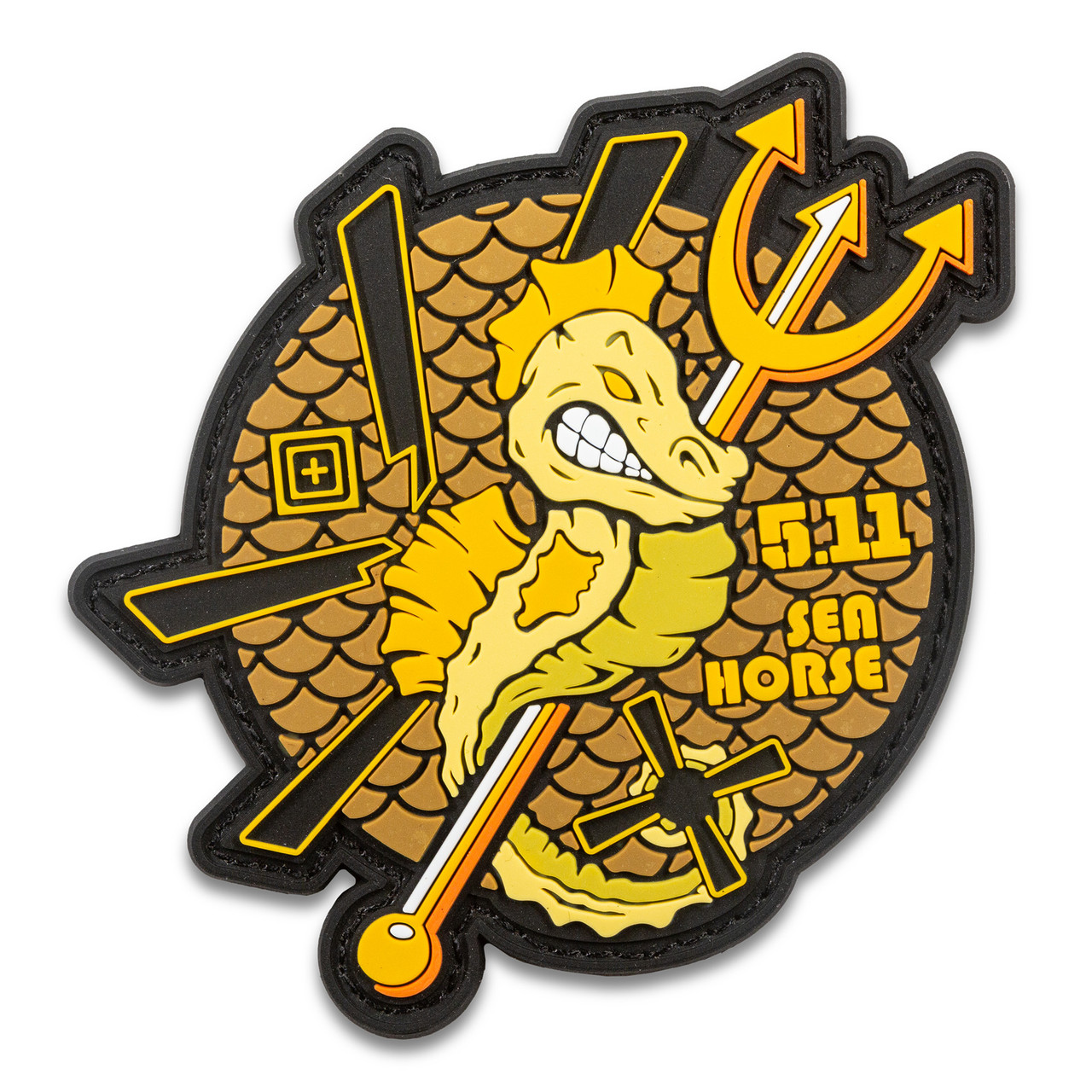 Нашивка 5.11 Tactical Seahorse Patch Yellow