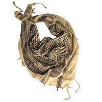 Шарф арафатка (Шемаг) SHEMAGH SCARF 110X110CM KHAKI/BLACK Хаки/Черный