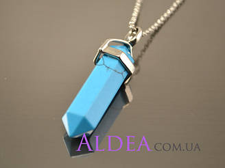 Кулон Бірюза кулі на ланцюжку