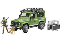 Брудер Land Rover Defender фигурка лесника и собаки (7319310)