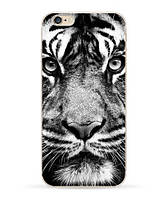 Чохол панель накладка для Iphone 5 / 5S з малюнком Білий тигр