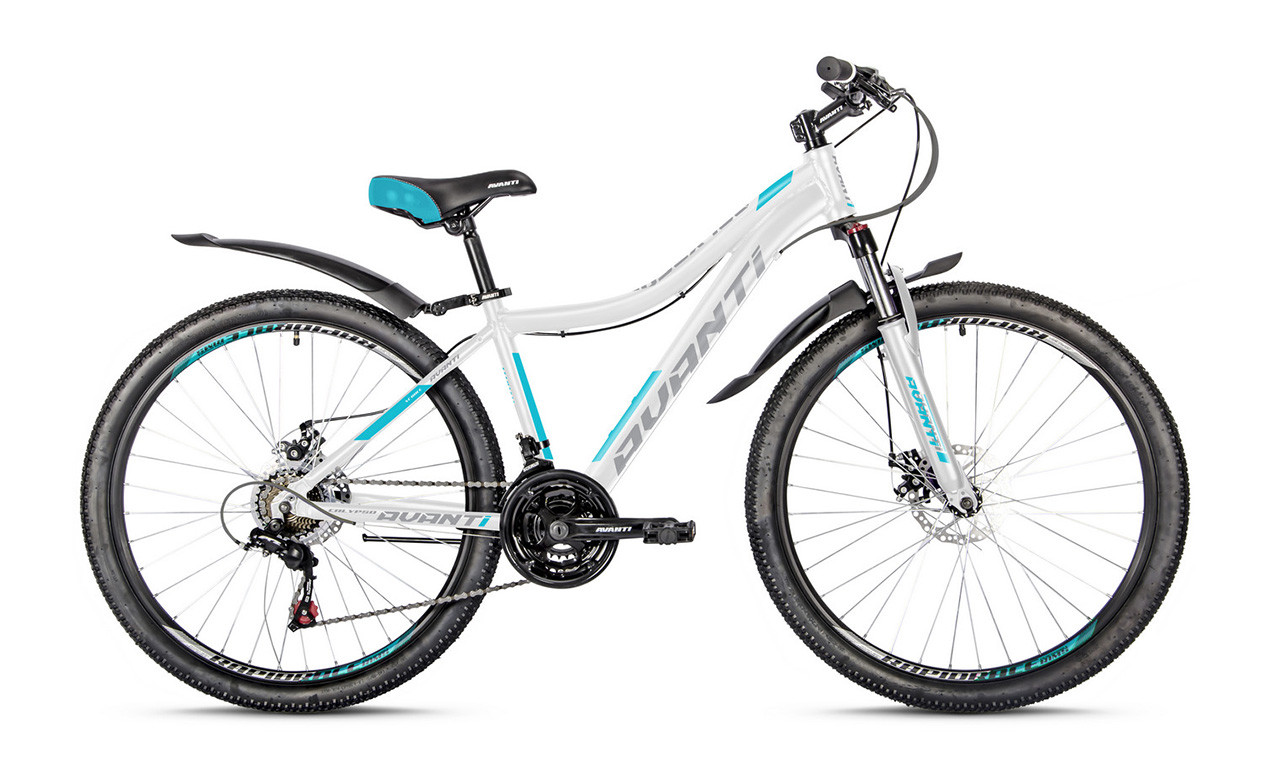 Велосипед женский со скоростями 26 Avanti Calypso Lockout 15 Lady бело-синий - фото 1 - id-p1538794375