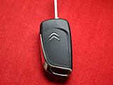 Ключ Citroen корпус для переділки 2 кнопки Якість супер, фото 3