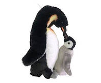 Дуби Пингвин с детенышем талисман 28 см (7410324)
