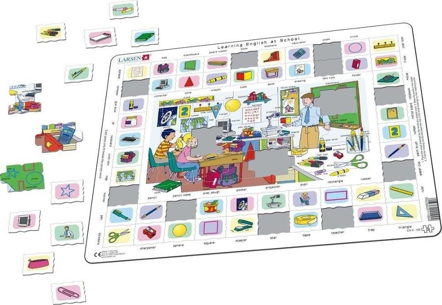 Larsen jigsaw frame puzzle Learning English at school (7410346)