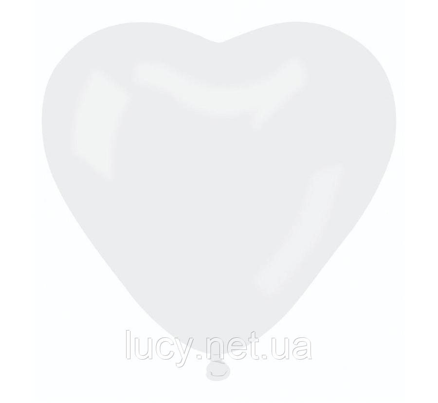 GoDan кулі пастельні велике серце білі 50 шт. (7410583)