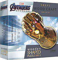 Дубины Wood Craft Infinity Gauntlet деревянный контурный пазл 500+5 элементов (7353695)