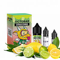 Набор для самозамеса солевой Octobar NFT 10 мл, 0-50 мг Citrus Combo (Лимон лайм)-ЛВР