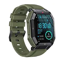 Сенсорные умные смарт-часы Sport K55 (Green)-ЛВР