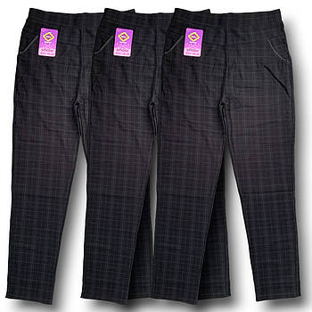 Штани жіночі Jujube, розмір 2XL-8XL, чорні, B025