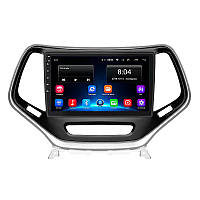 Штатная магнитола Lesko для Jeep Cherokee V (KL) 2013-2018 экран 10" 2/32Gb Wi-Fi GPS Base tm