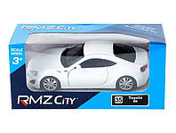 Даффи РМЗ Сити Тойота 86 металлическая модель белый 1:32 (7392304)