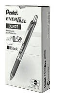 Pentel Ручка шариковая Энергель черная 05 мм 12 шт. (7484224)