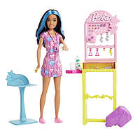 Барби Первая работа Прокалывание ушей набор с куклой Скиппер и аксессуарами. (7414949)