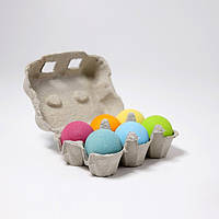 Гримм'с деревянные яйца разноцветные шарики 6 шт. (7498298)