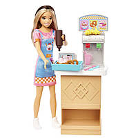 Барби первая работа закусочная набор с куклой Шкипера и аксессуарами (7418185)