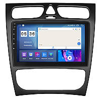 Штатная магнитола Lesko для Mercedes-Benz C-Класс II (W203) 2000-2004 экран 9" 4/64Gb CarPlay 4G Wi-Fi GPS tm