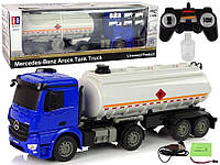 Lean Toys Мерседес танкер машина с дистанционным управлением синий 1:26 (7476743)