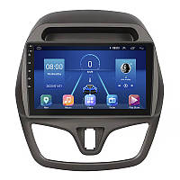 Штатная магнитола Lesko для Chevrolet Spark IV 2015-2018 экран 9" 6/128Gb 4G Wi-Fi GPS Top tm