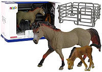 Lean Toys лошадь-Козерог с жеребенком фигурки с аксессуарами (7555345)