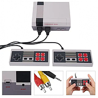Игровая приставка Mini NES + 620 игр консоль с джойстиками Серая pm