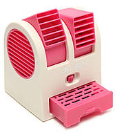 Міні-кондиціонер вентилятор Mini Fan UKC HB-168 ARCTIC AIR COOLER Рожевий pm