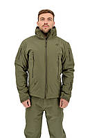 Зимова тактична куртка Eagle Soft Shell WJ-17 із флісом Green Olive pm