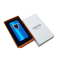 Запальничка акумуляторна (перезаряджається) спіраль Lighter 8070 Синя pm