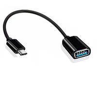 Кабель USB переходник USB Type-C на USB 3.1 USB-A, OTG, 15см pm