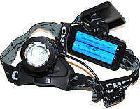 Налобный аккумуляторный фонарь фонарик Police Bailong BL-2199 T6 диод pm