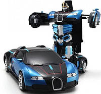 Робот-трансформер радіокерований Bugatti RD-6003 Машинка трансформер робот на пульті управління pm