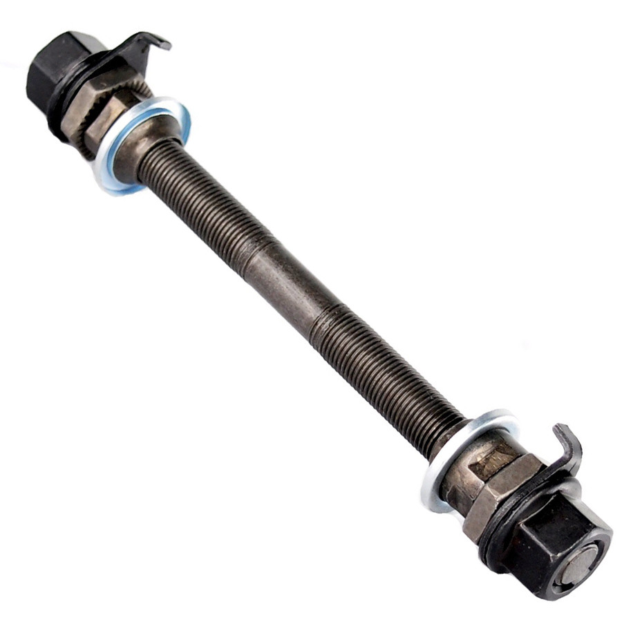 Вісь втулки велосипеда передня Shunfeng AX02RF під гайки 140/10 мм, фото 1