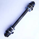 Вісь втулки велосипеда передня Shunfeng AX02RF під гайки 140/10 мм, фото 2