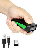 Беспроводной 1D сканер штрихкодов USB Bluetooth АКБ, компактный, Netum C740 pm