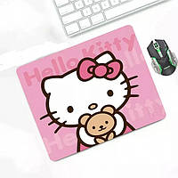 Універсальний килимок для мишки з принтом Hello Kitty 22х18 см nm