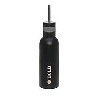 Lassig Bold Бутылка для воды из нержавеющей стали черная 750 мл (7564098)