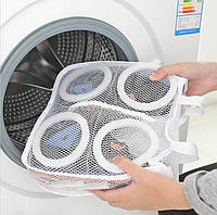 Мішок - Чохол для прання та зберігання взуття 28*24.5*8 см Білий nm