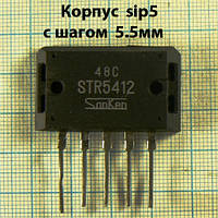 STR5412 sip5 крок 5.45 мм конвертер DC-DC знижувальний SanKen оригінал є 1 шт. за ціною 155 (STR-5412)