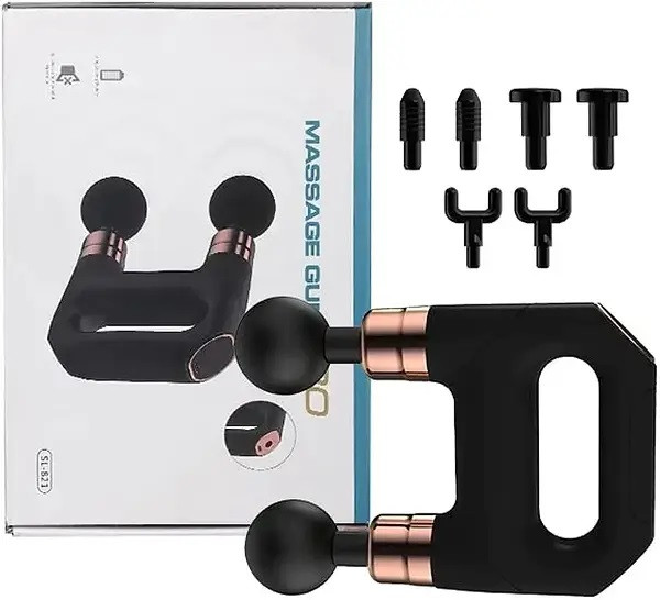 Вібромасажер подвійний для тіла масажер для м'язів Massage Gun SL-821