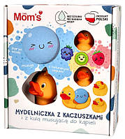 Mom's Care мыльница с утками и шипучая бомбочка для ванны. (7618832)