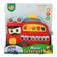 Дромадер мини-пианино музыкальная игрушка автобус (7618849)