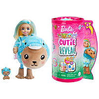 Барби Cutie Reveal Челси Костюмы животных Дельфин-мишка Тедди с аксессуарами (7720088)