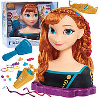 Disney Princess Frozen Anna головка для укладки волос с аксессуарами (7666729)